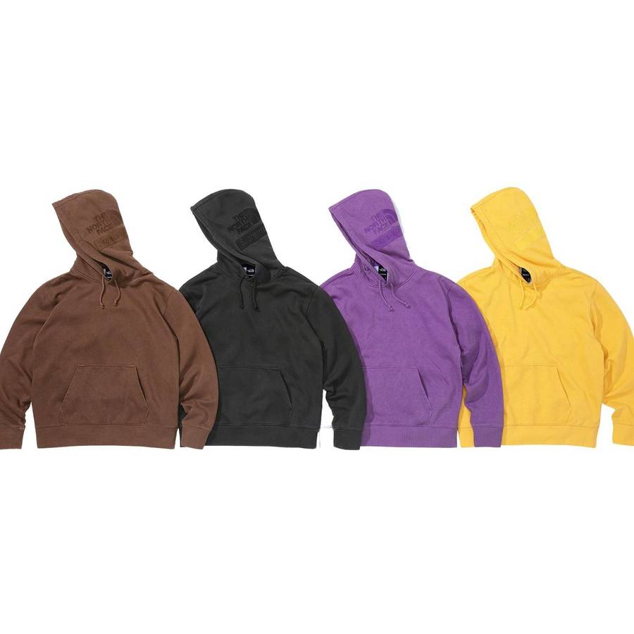 Supreme®/the North Face® Pigment Printed Hooded Sweatshirt