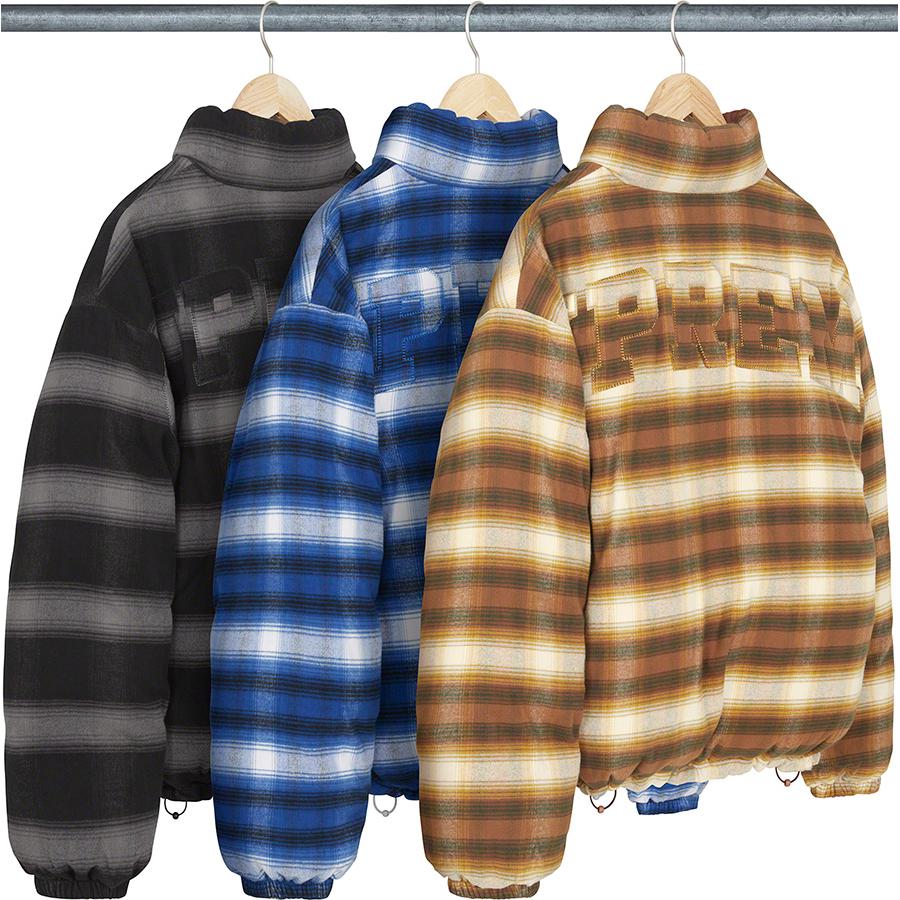 Flannel Reversible Puffer Jacket