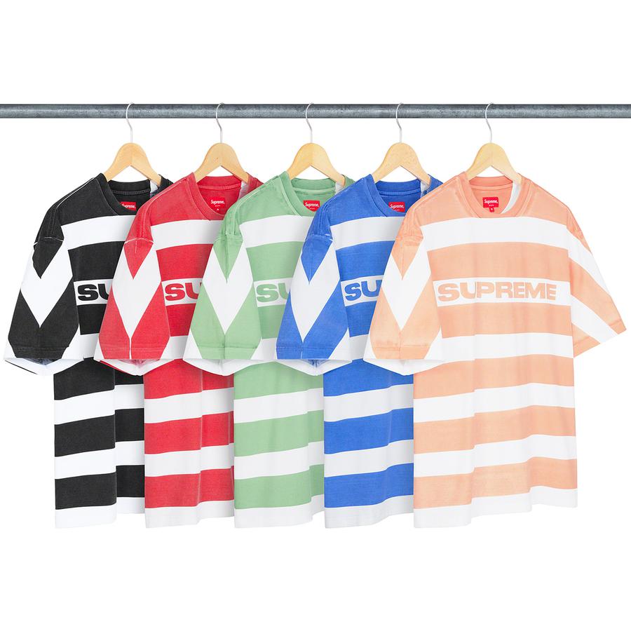 Supreme Printed Stripe S/S Top
