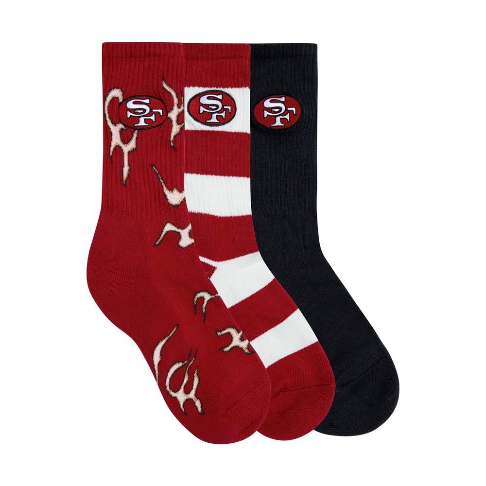 49ers 3pk Socks