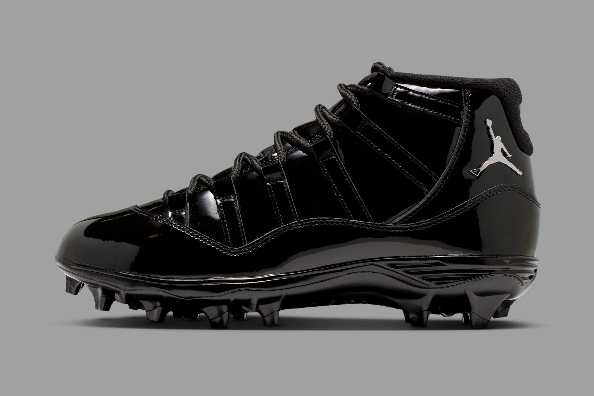 Air Jordan 11 TD Patent Leather Football Cleat 