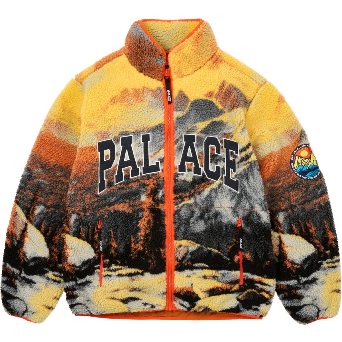 Appalachian Funnel Fleece Palaska Orange