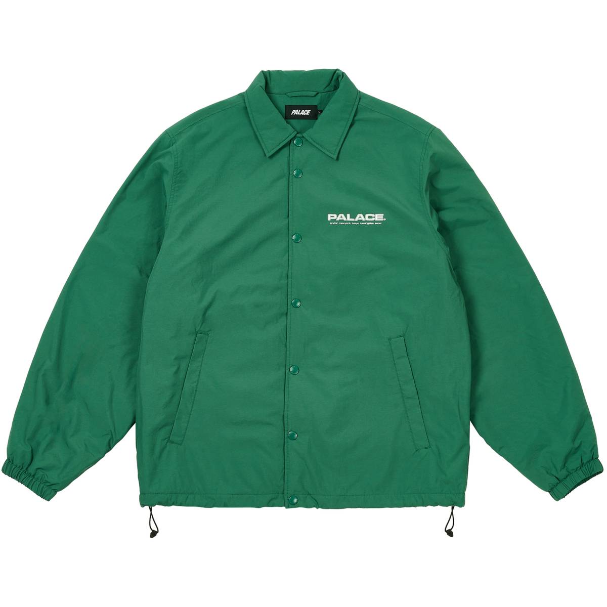 Fleece Lined Coach Jacket Racey Green