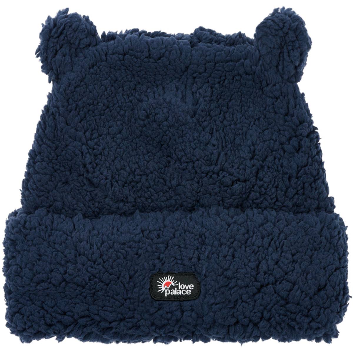 Love Palace Fuzzy Ears Beanie Navy