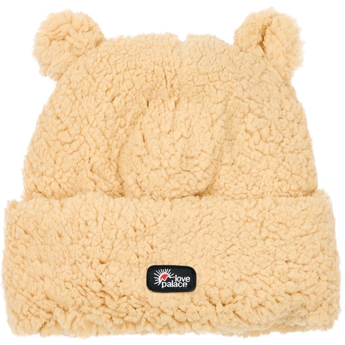 Love Palace Fuzzy Ears Beanie Soft White