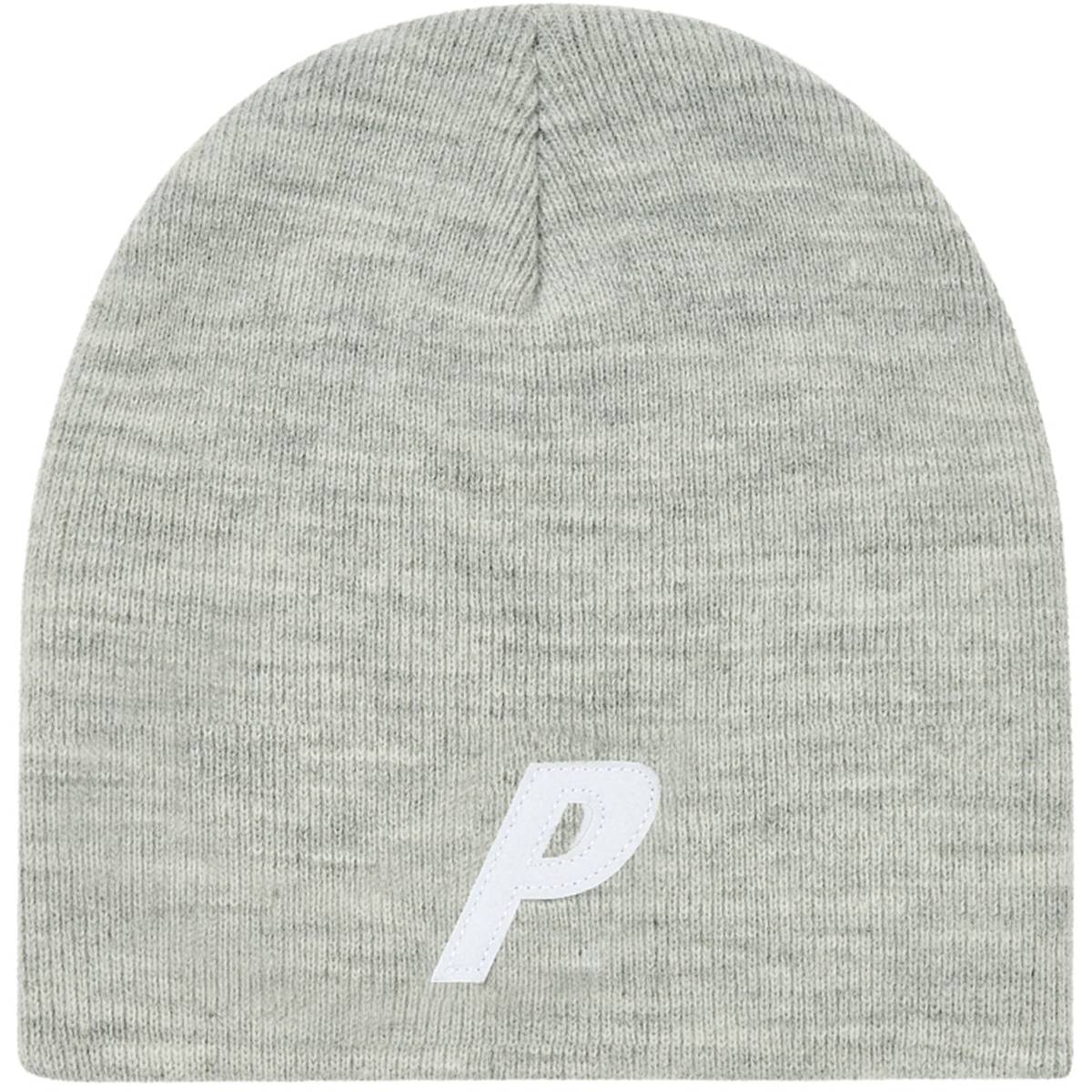 P Nein Cuff Beanie Grey Marl