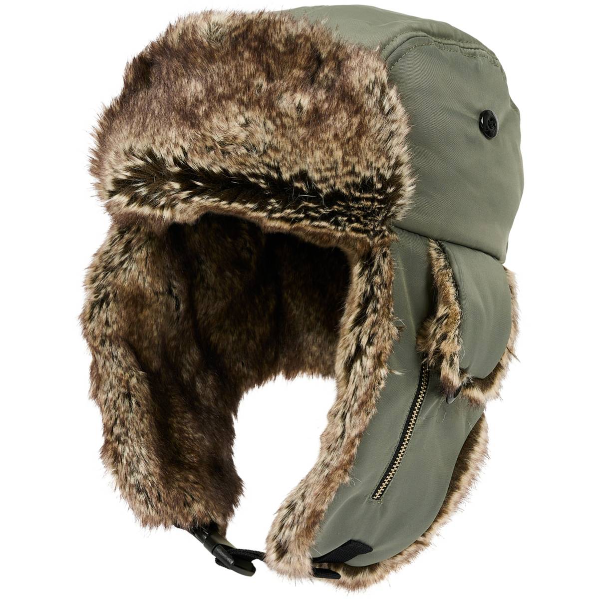 P2b Reverso Fur Trooper Olive