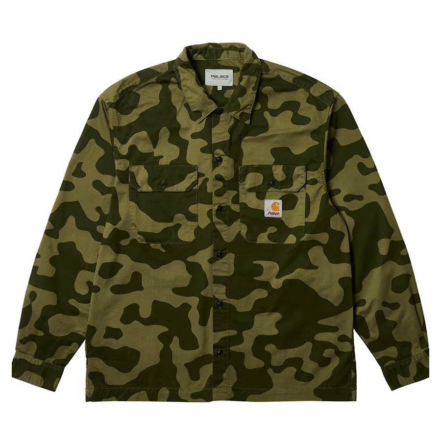 Palace Carhartt Wip Master Shirt Camo