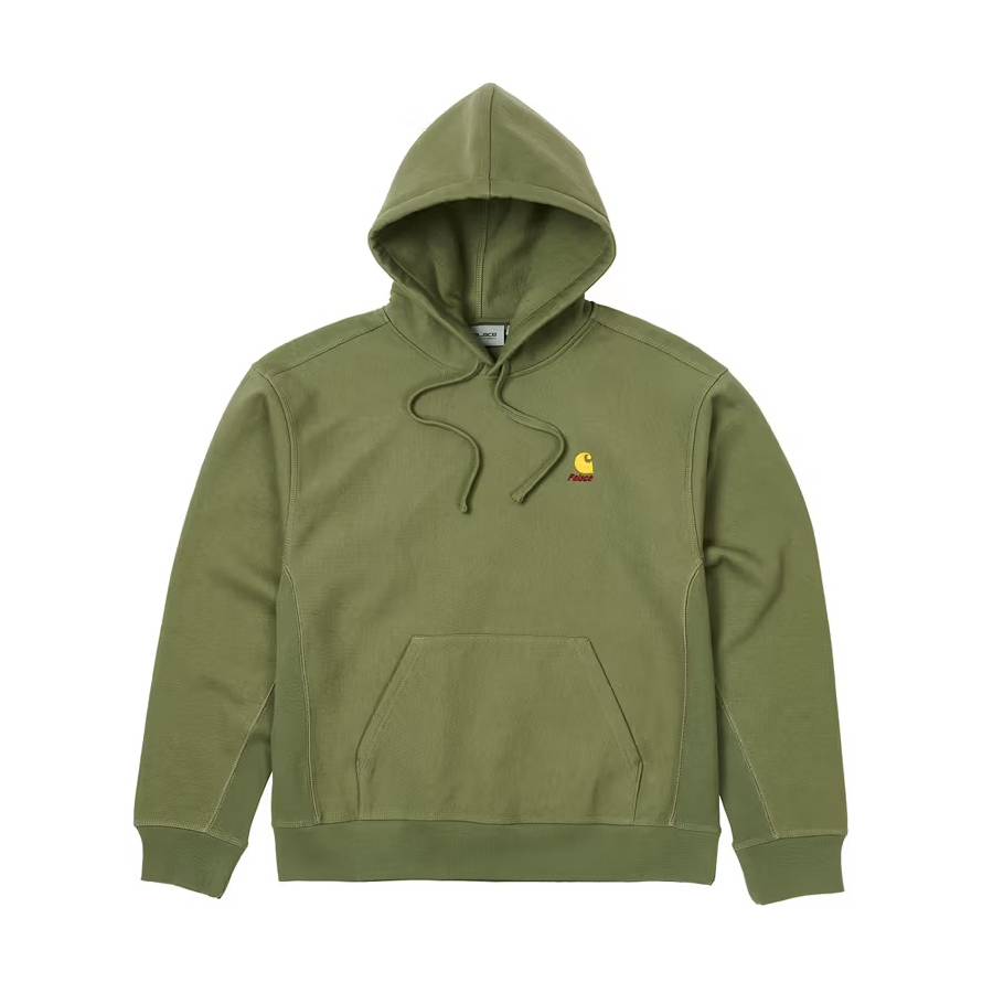 Palace Carhartt Wip Hoodie Green
