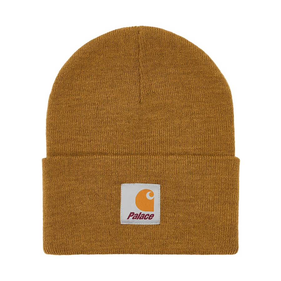 Palace Carhartt Wip Beanie Brown