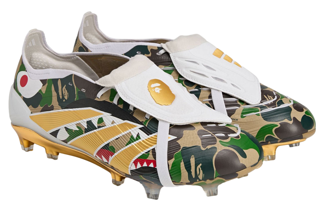 A Bathing Ape x Adidas Predator Hemp / Gold Metallic