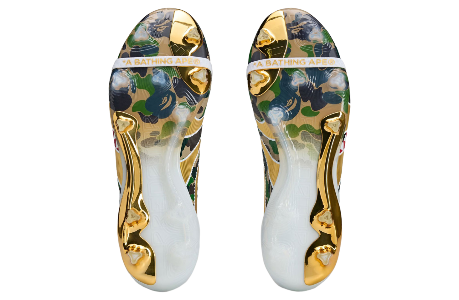 A Bathing Ape x Adidas Predator Hemp / Gold Metallic