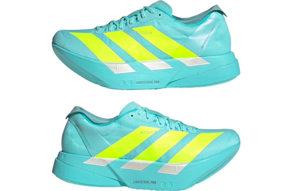 Adidas Adizero Adios Pro 4 Flash Aqua / Lucid Lemon