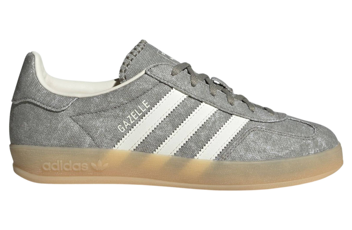 Adidas Gazelle Indoor Silver Pebble / Off White