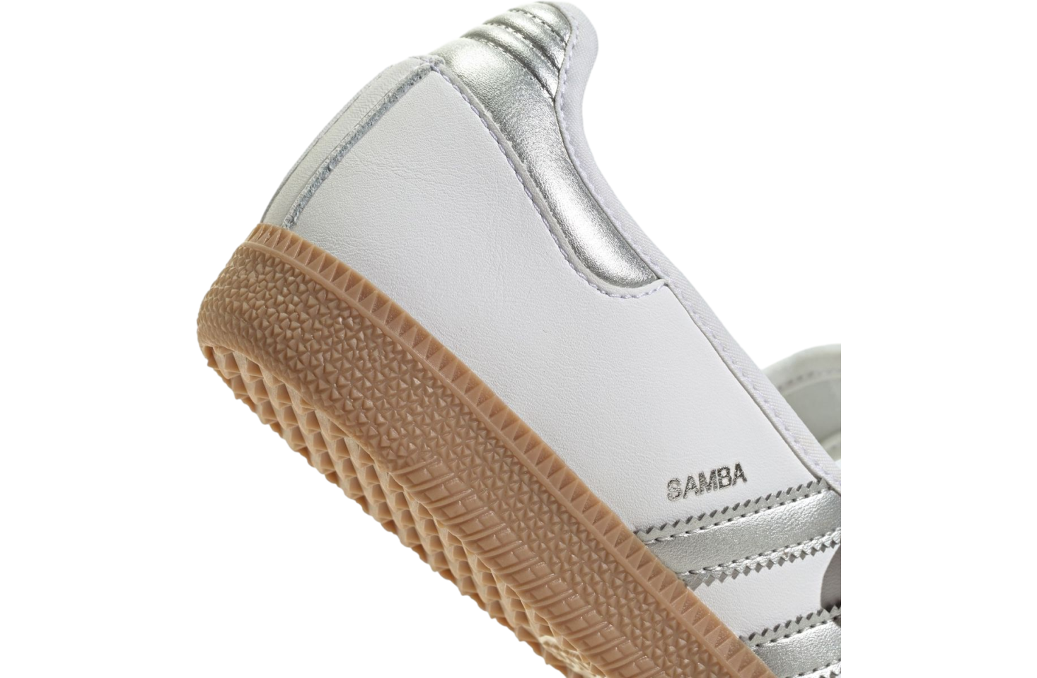 Adidas Samba Jane White / Silver Metallic
