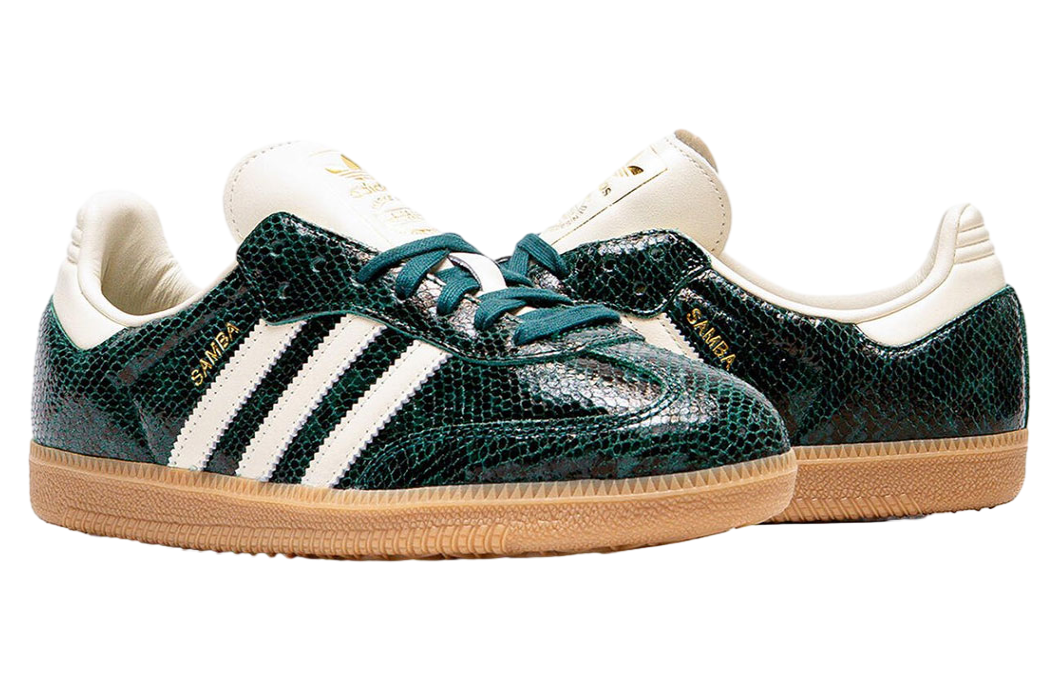 Adidas Samba WMNS Cream White / Collegiate Green