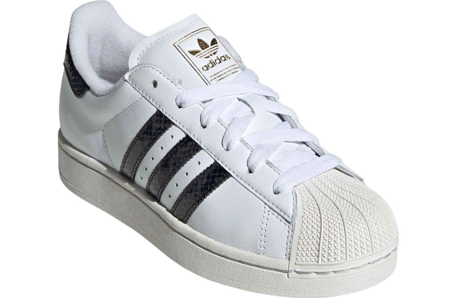 Adidas Superstar Faux Snakeskin Footwear White / Grey Six