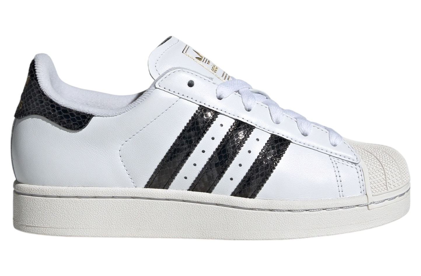 Adidas Superstar Faux Snakeskin Footwear White / Grey Six