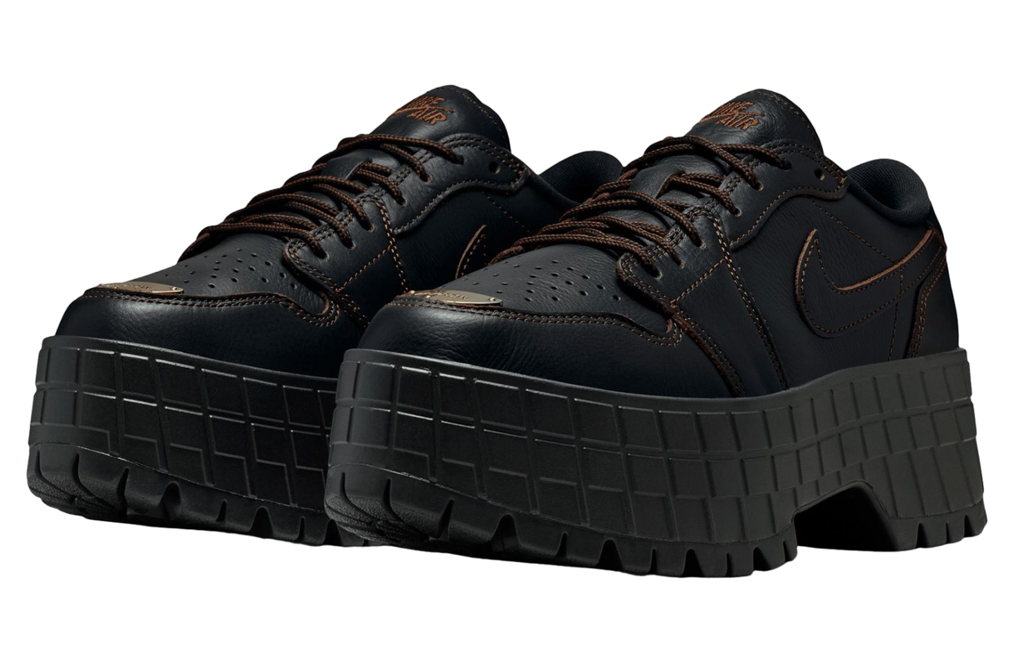 Air Jordan 1 Brooklyn Low Black / Cacao Wow