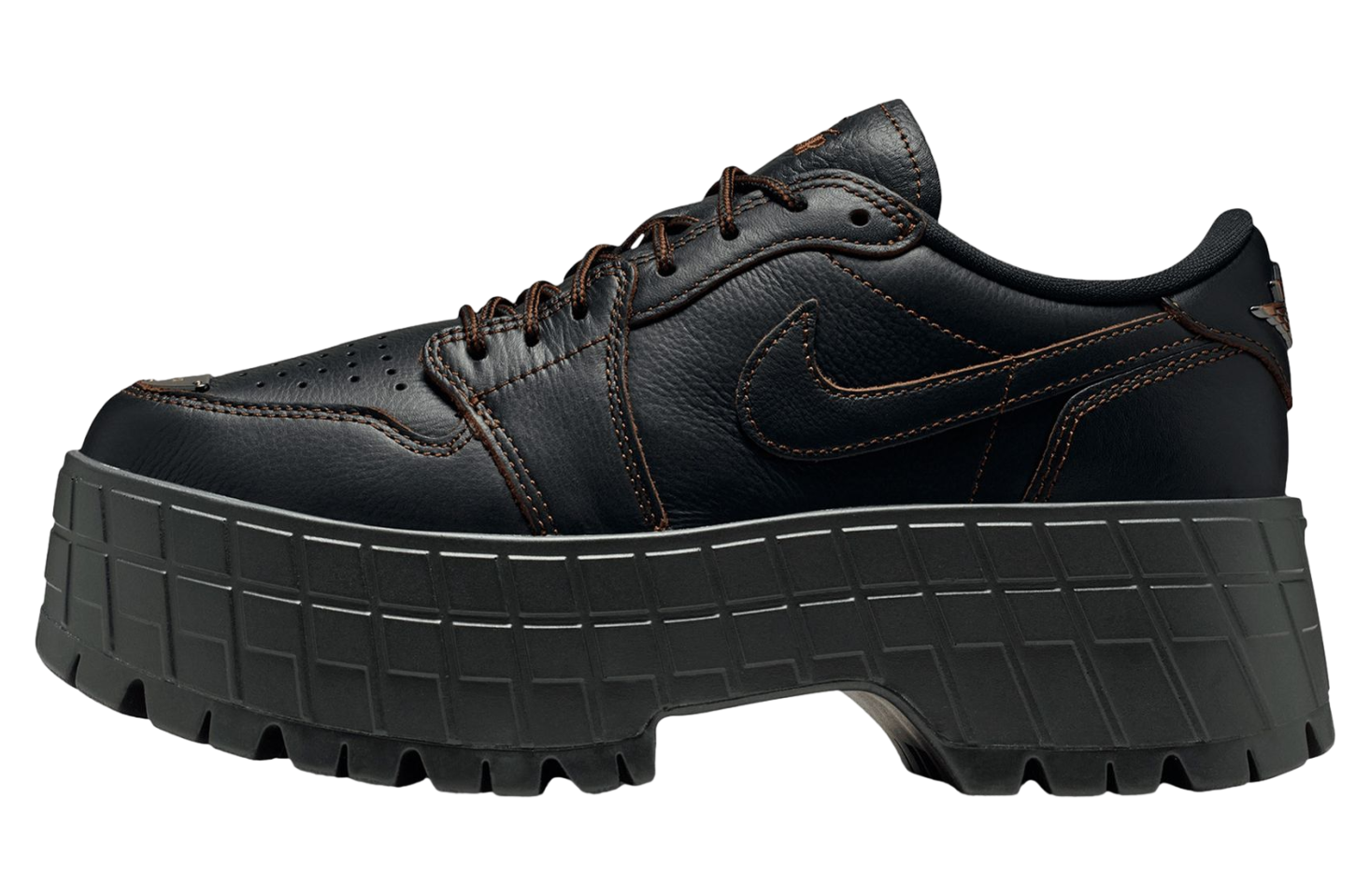 Air Jordan 1 Brooklyn Low Black / Cacao Wow