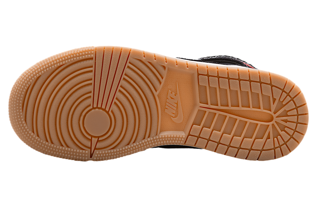 Air Jordan 1 High OG GS Black / Sail / Gum Medium Brown