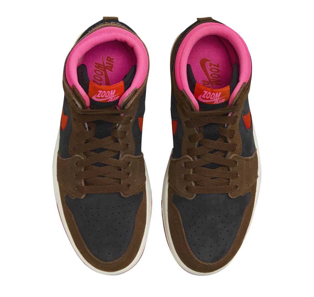 Air Jordan 1 High Zoom Comfort 2 WMNS Cacao Wow Picante Red