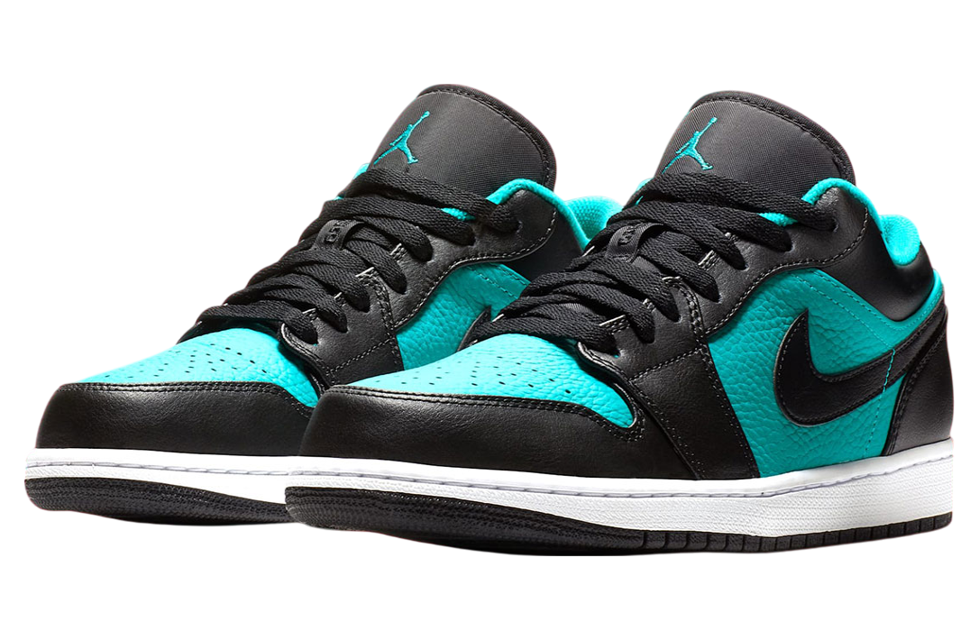 Air Jordan 1 Low Black / Aqua