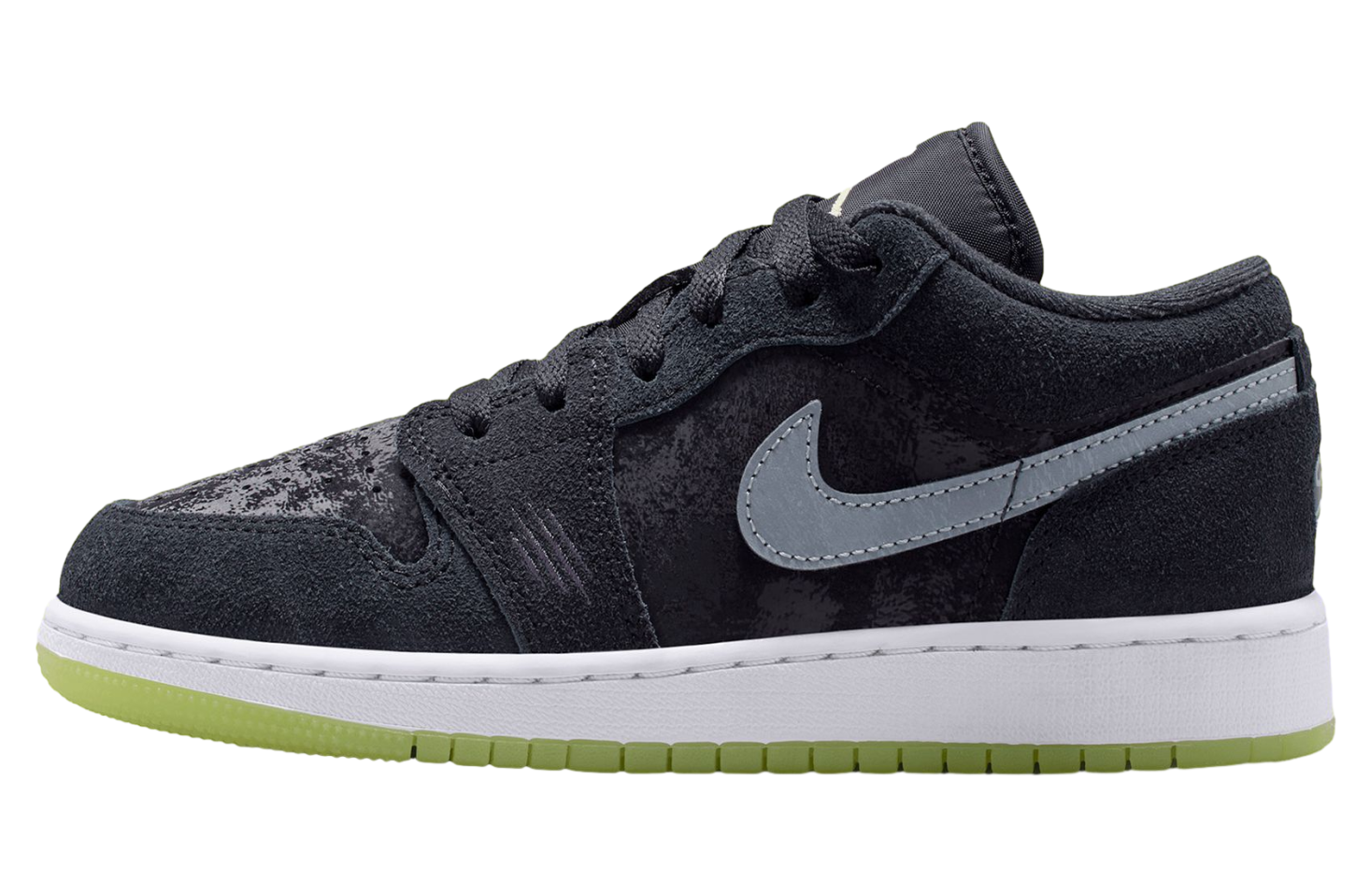 Air Jordan 1 Low Black / Barely Volt