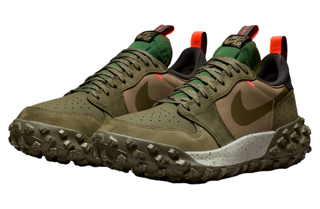 Air Jordan 1 Low Element Medium Olive / Total Crimson