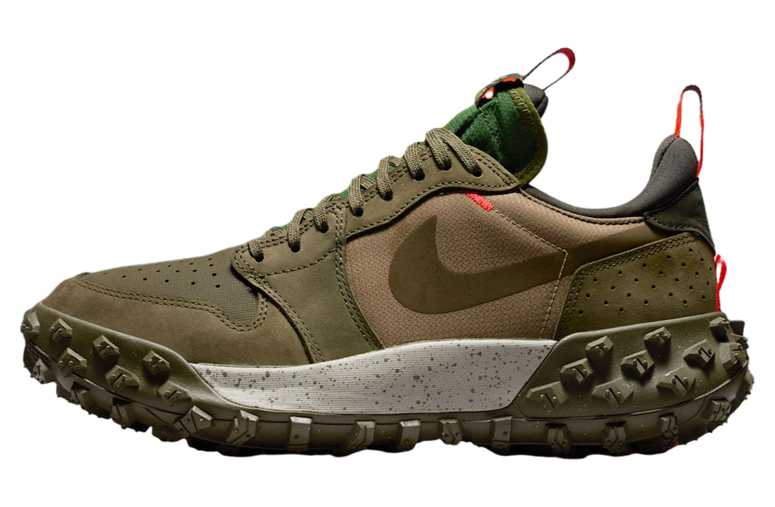 Air Jordan 1 Low Element Medium Olive / Total Crimson