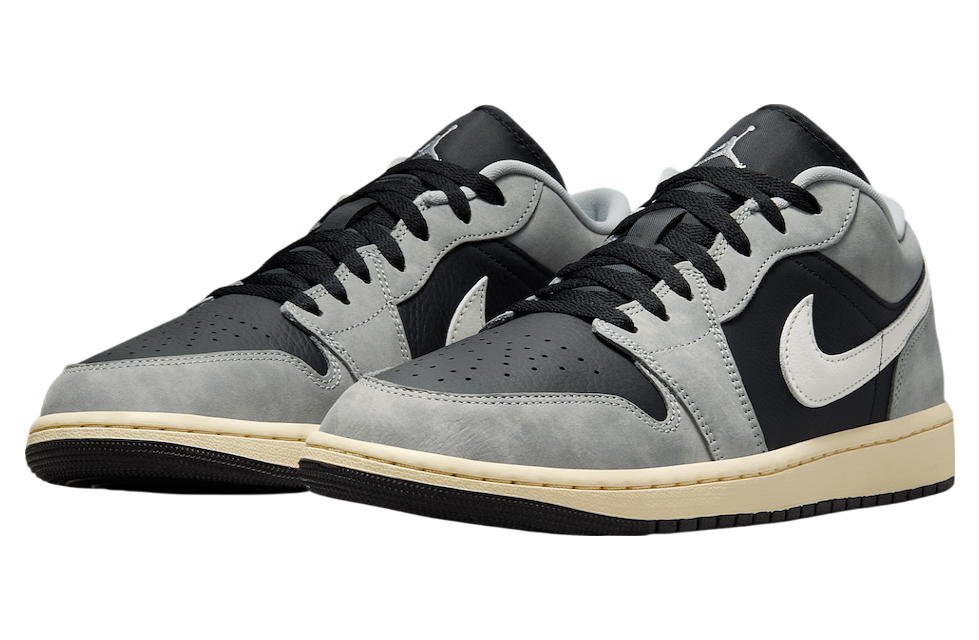 Air Jordan 1 Low Light Smoke Grey / White