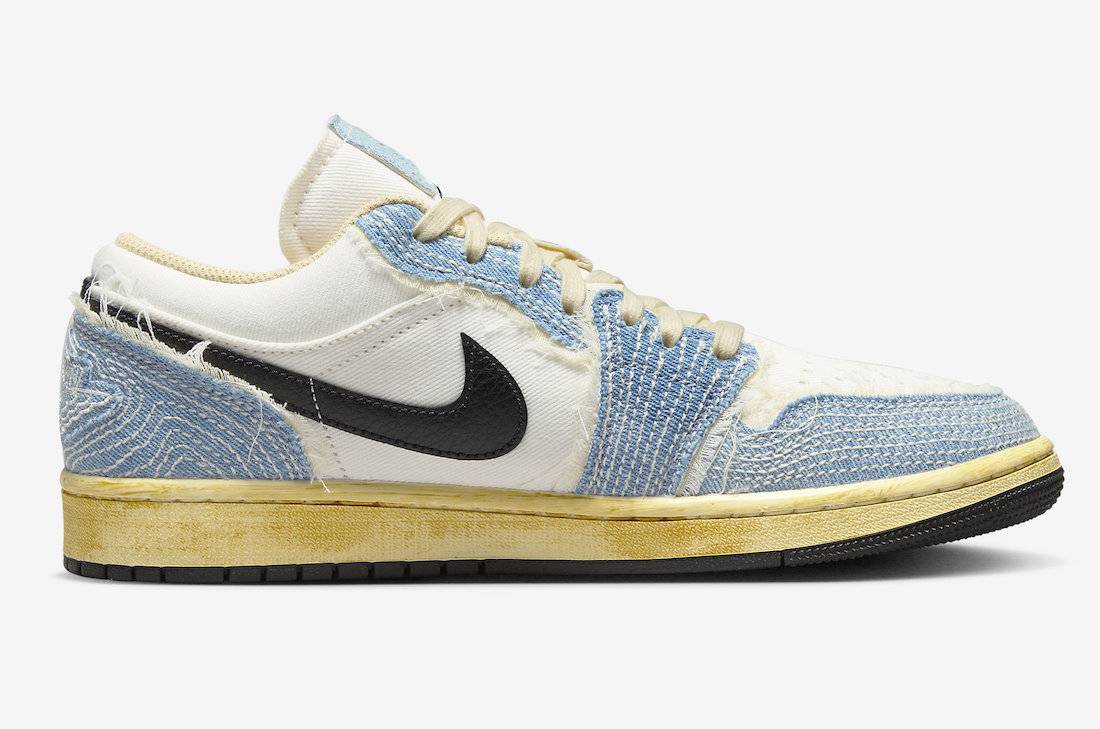 Air Jordan 1 Low Sashiko Denim