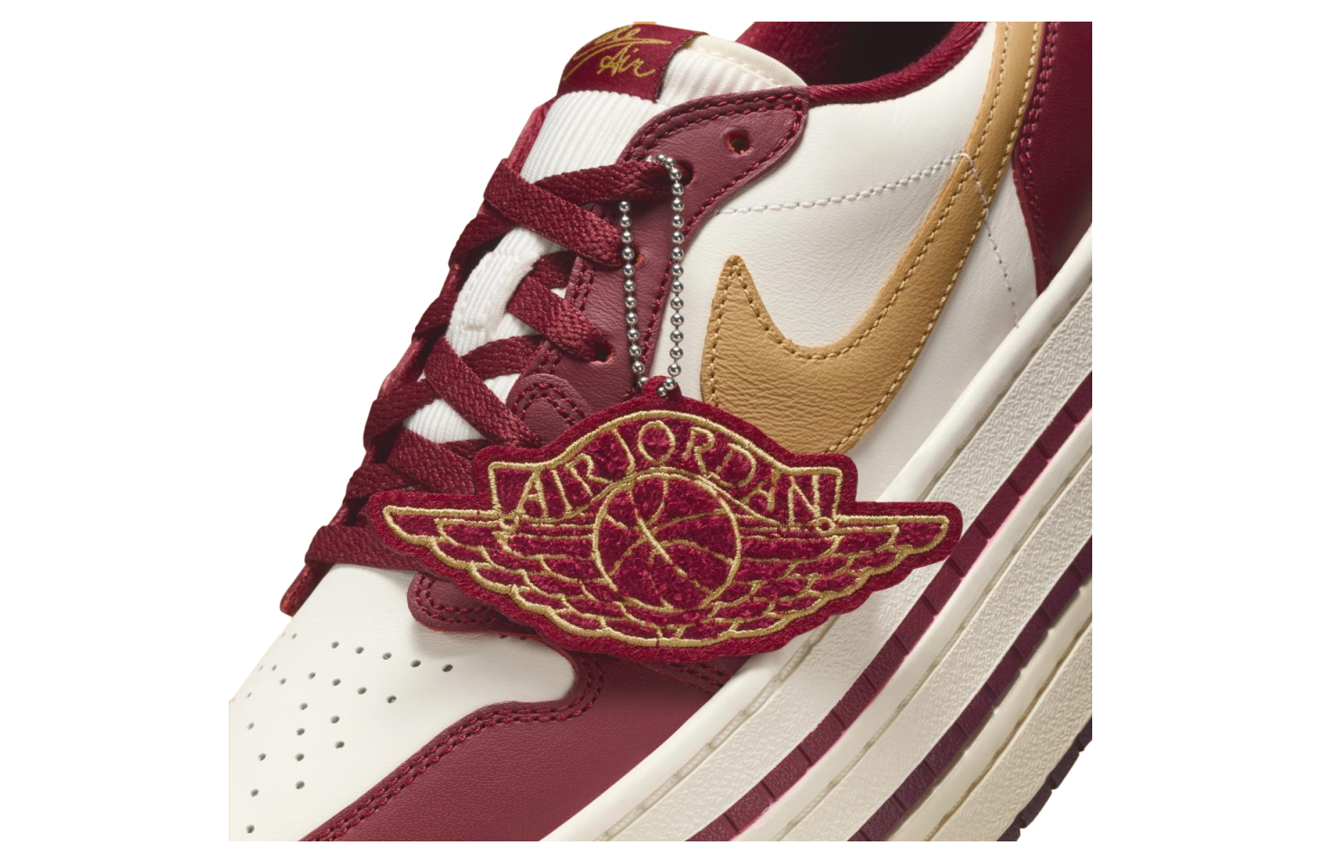 Air Jordan 1 Low Triple Stack Team Red / Pale Ivory