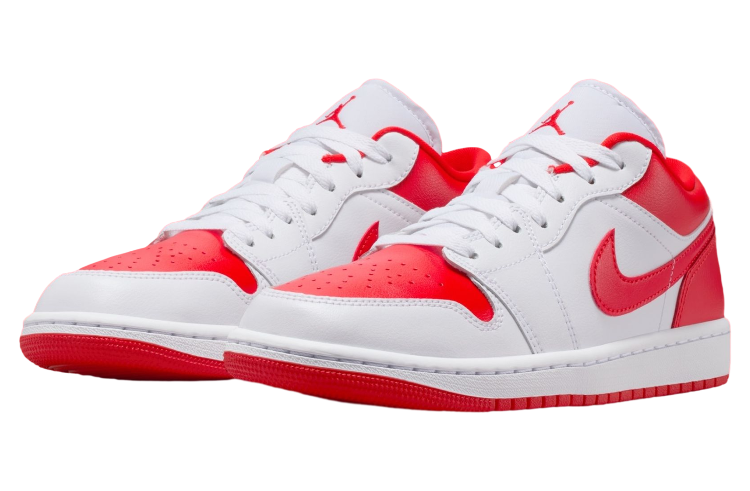 Air Jordan 1 Low White / Chile Red