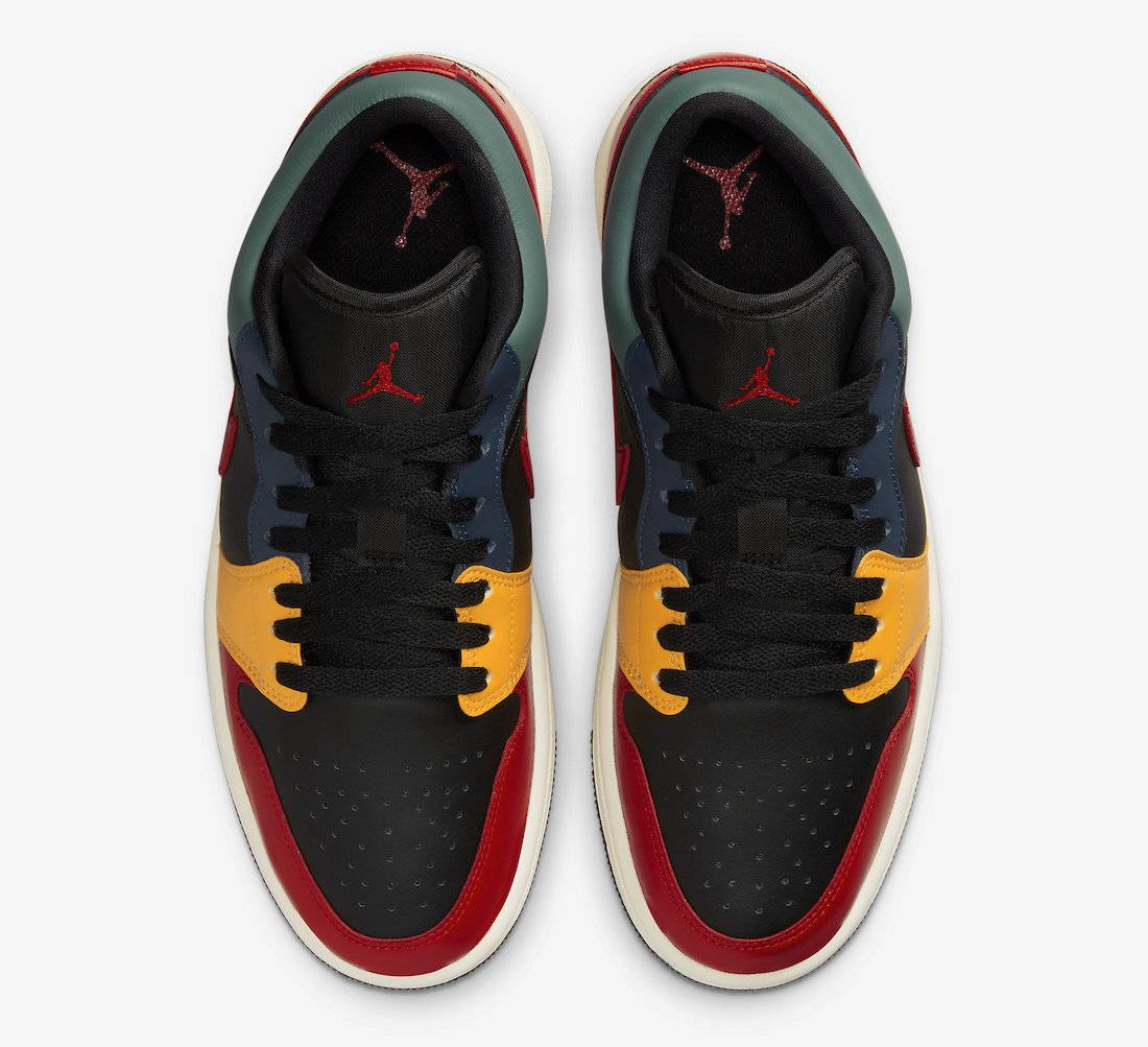 Air Jordan 1 Low WMNS Black Multicolor