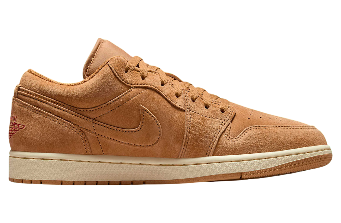 Air Jordan 1 Low WMNS Flax / Varsity Red