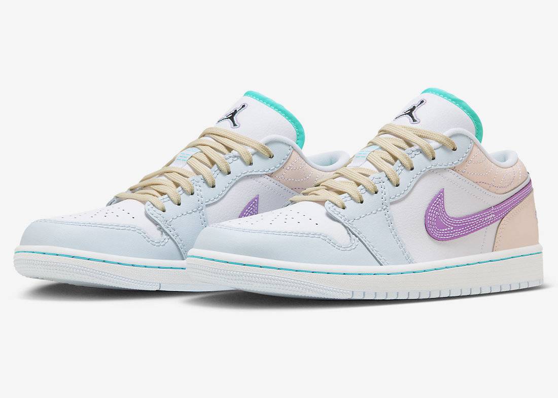 Air Jordan 1 Low WMNS Sashiko Multi-Color