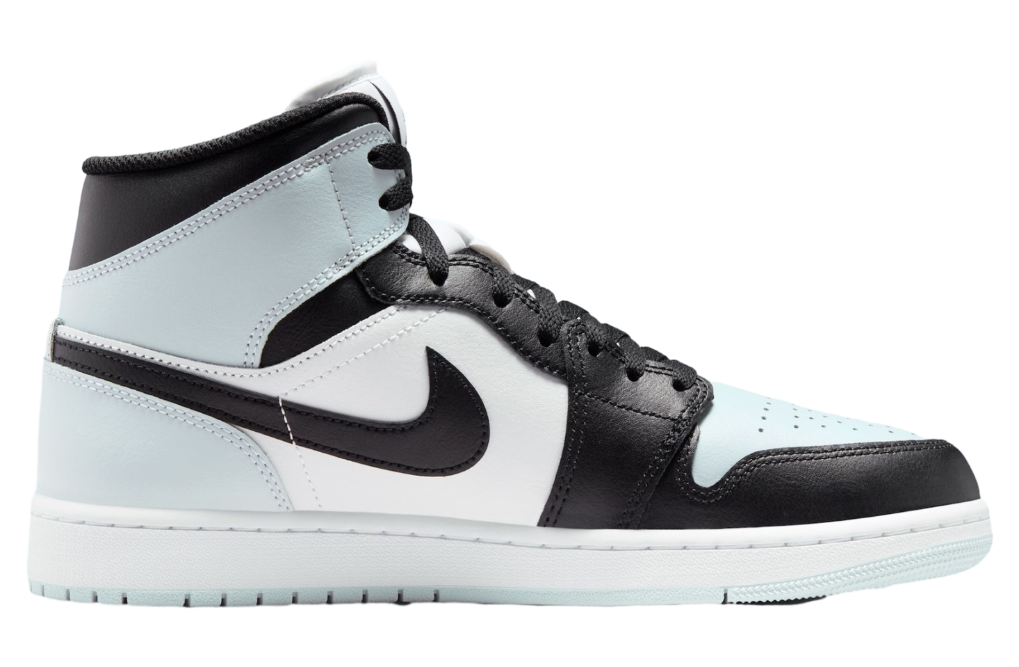 Air Jordan 1 Mid Black / Aura