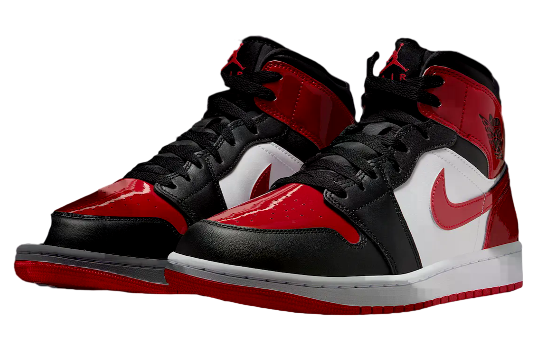 Air Jordan 1 Mid Black / Varsity Red