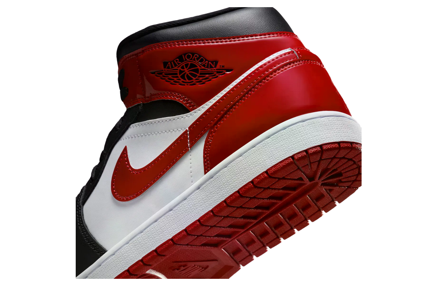 Air Jordan 1 Mid Black / Varsity Red