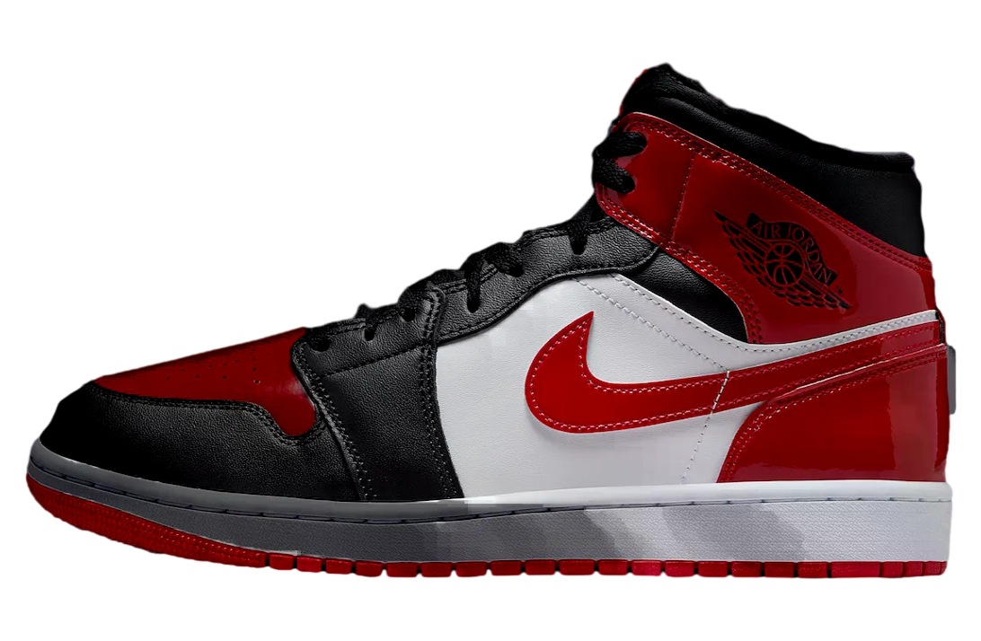 Air Jordan 1 Mid Black / Varsity Red