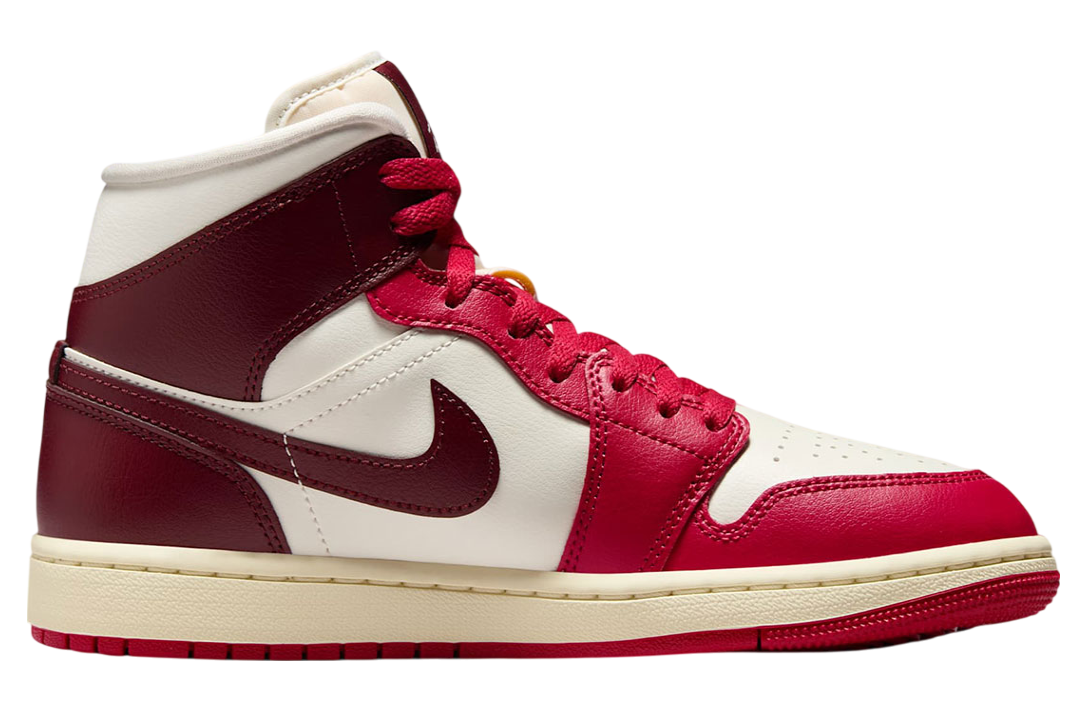 Air Jordan 1 Mid Sail / Mystic Hibiscus