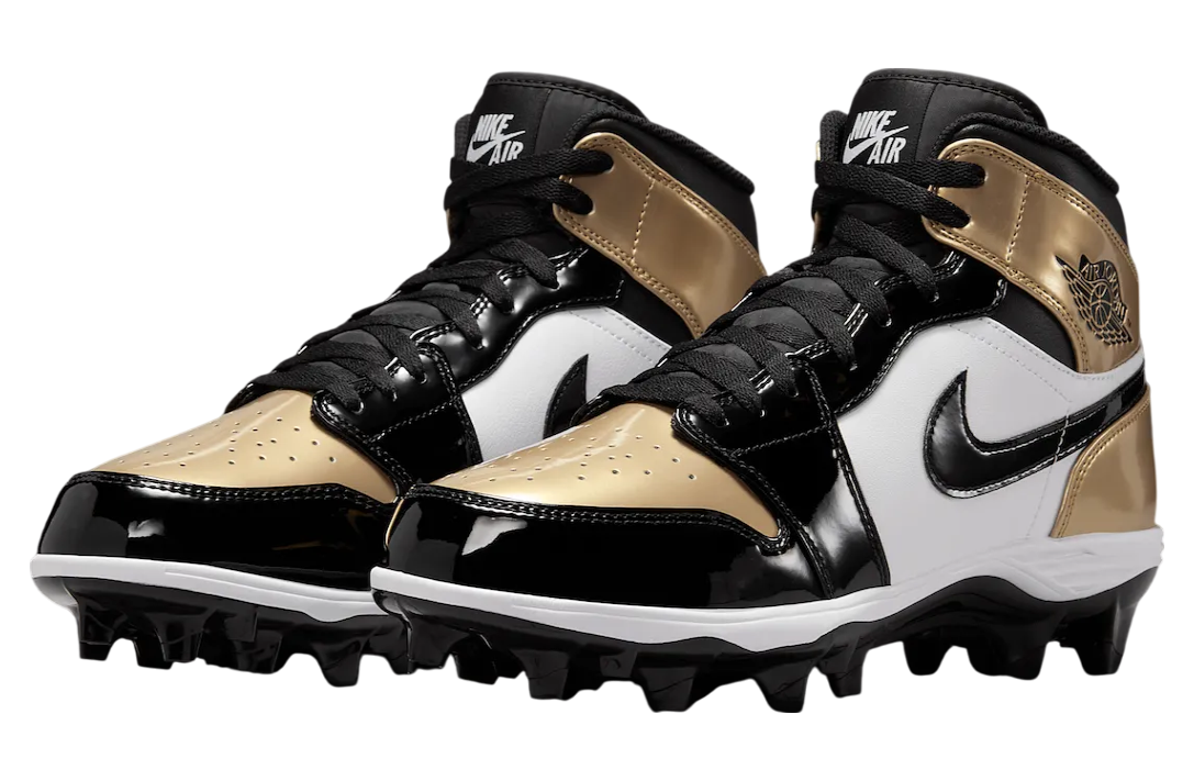 Air Jordan 1 Mid TD Cleat Gold Toe