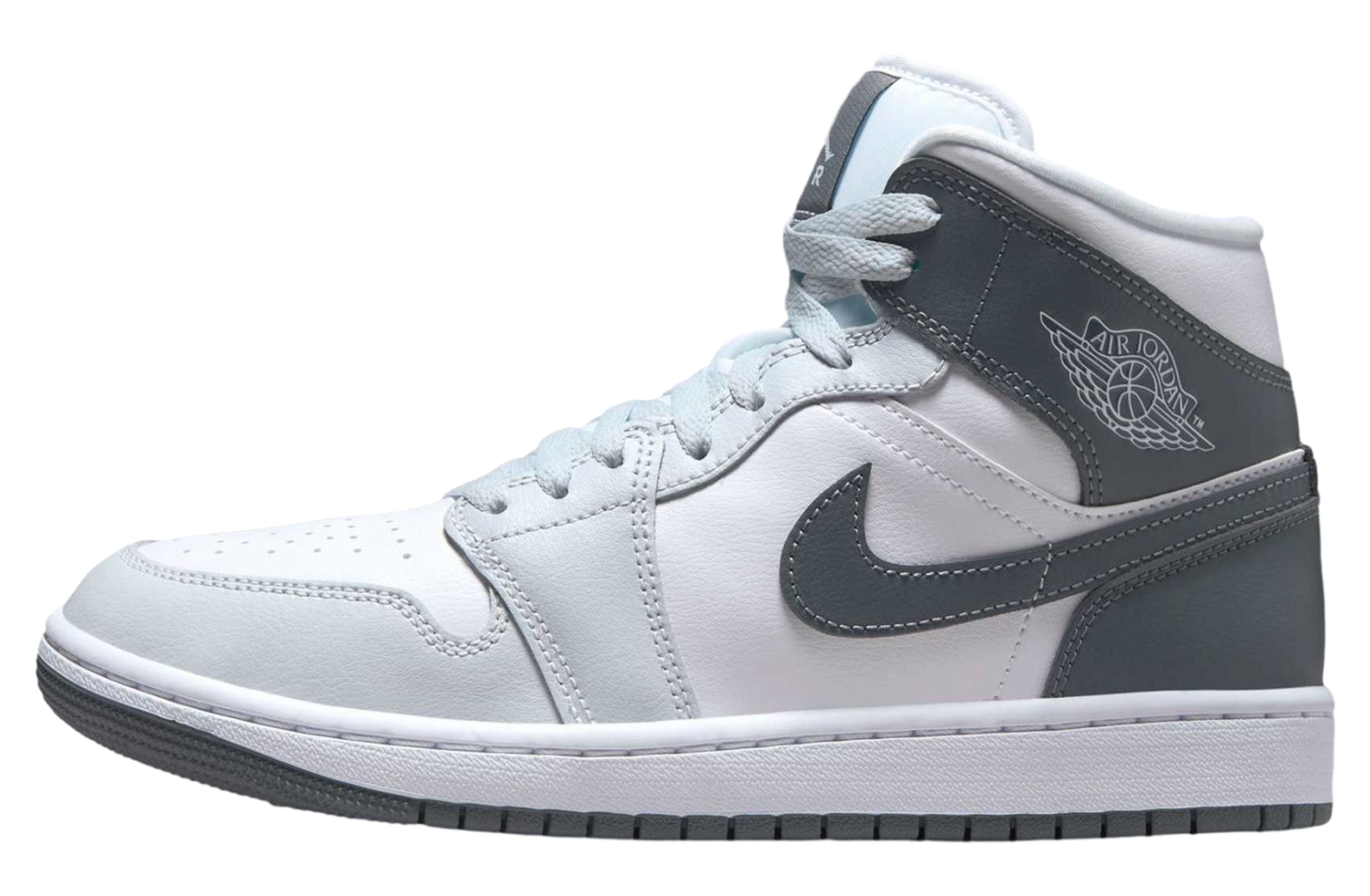 Air Jordan 1 Mid White / Pure Platinum