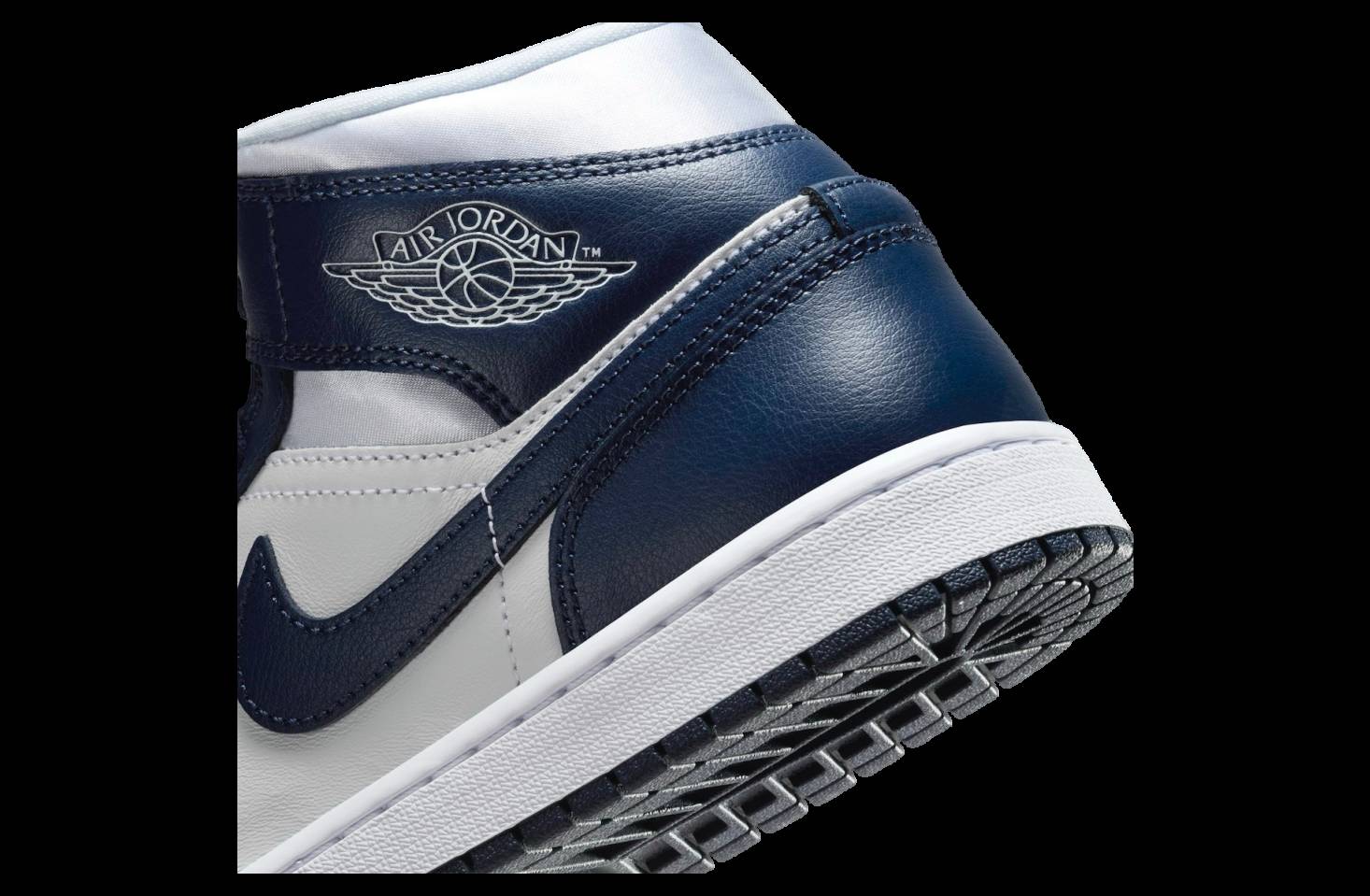 Air Jordan 1 Mid WMNS Football Grey / Midnight Navy
