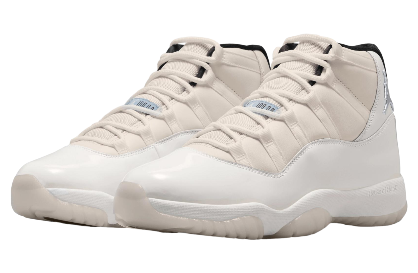 Air Jordan 11 Metallic Silver / Football Blue