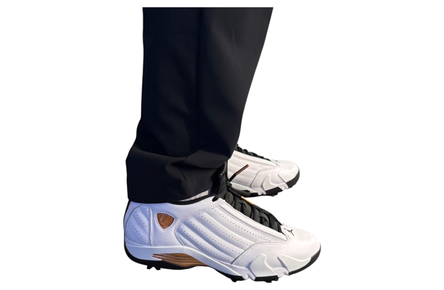 Air Jordan 14 Golf US Open White / Metallic Copper