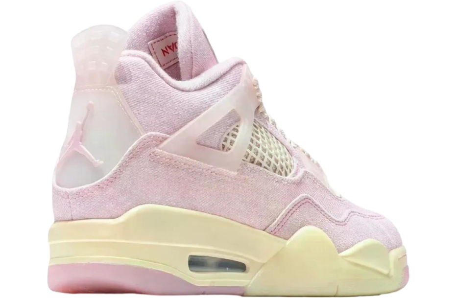 Air Jordan 4 Denim WMNS Iced Carmine / Coconut Milk