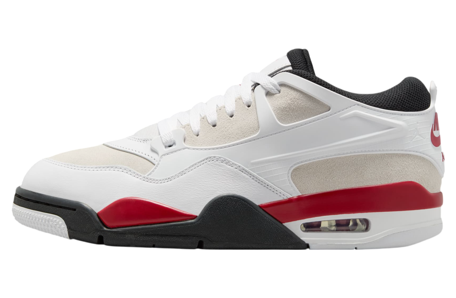 Air Jordan 4 RM White / Gym Red