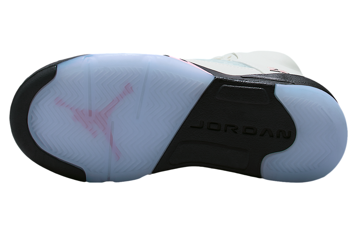 Air Jordan 5 GS White / Black / Medium Soft Pink
